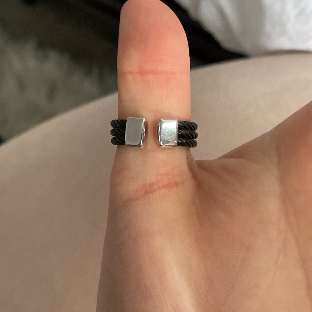 Black Cable Ring - image 5